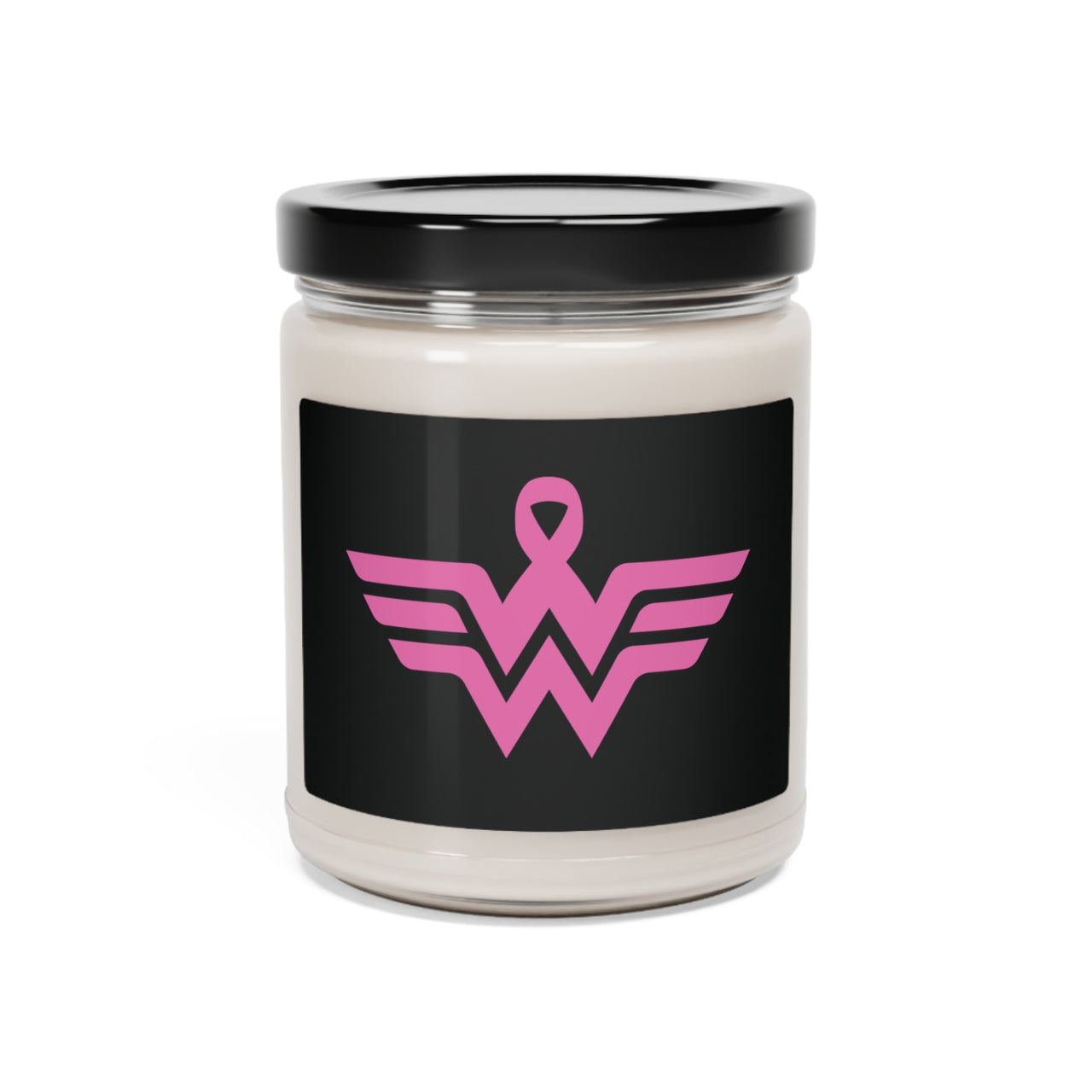 Breast Cancer Warrior Candle