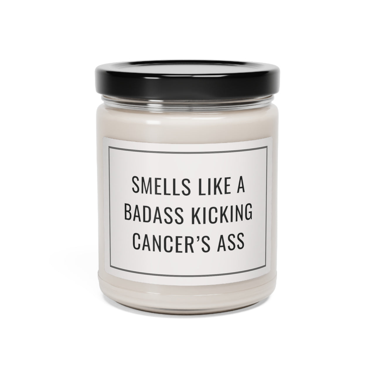 Smells like a Badass Breast Cancer Awareness Candle