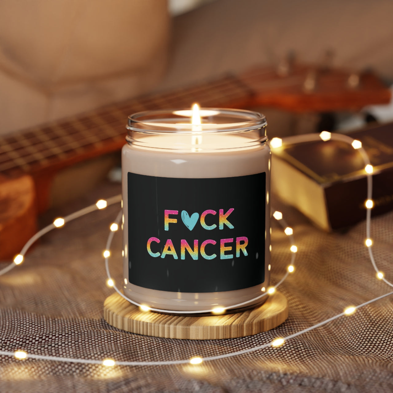 Fuck Cancer Candle