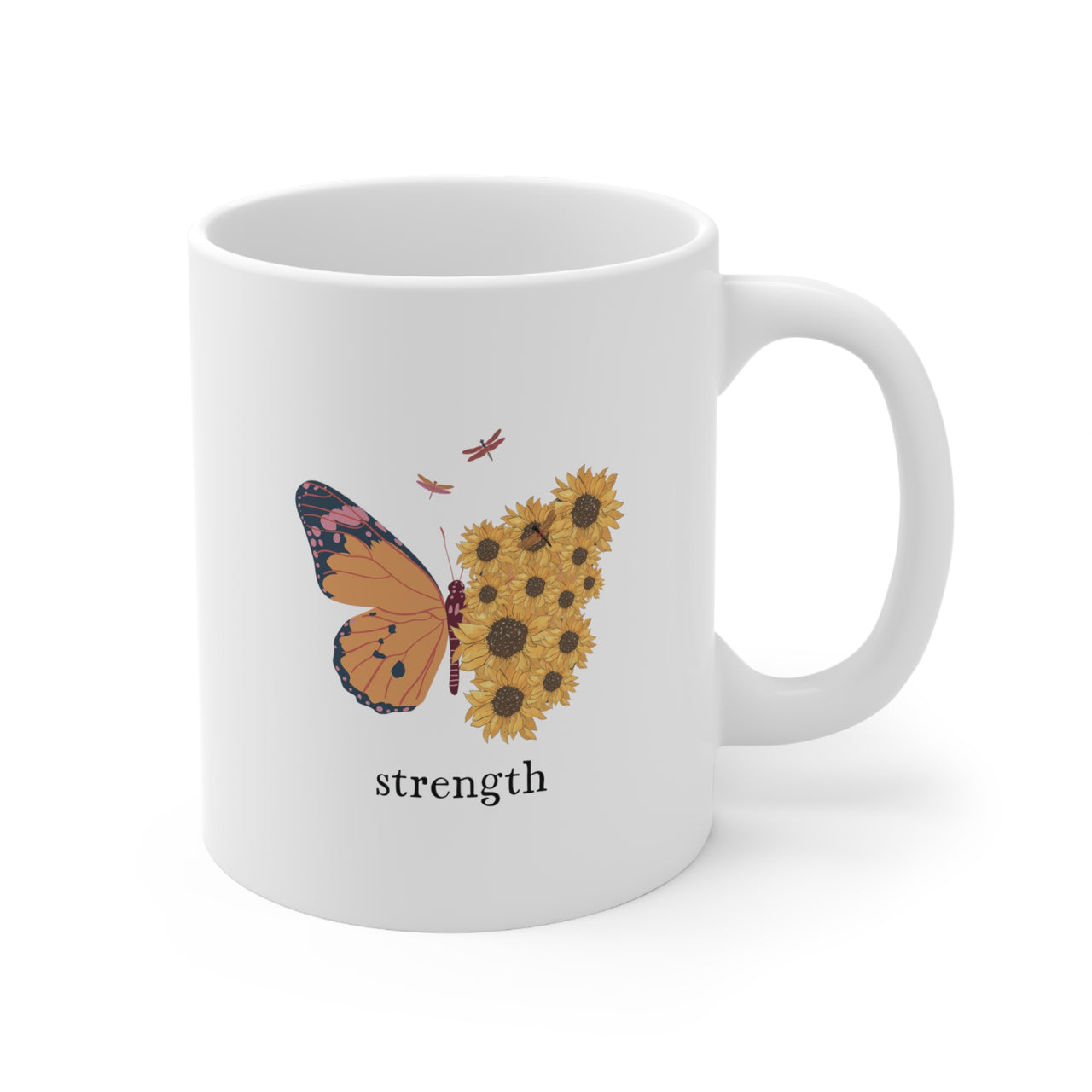 Strength Butterfly Mug