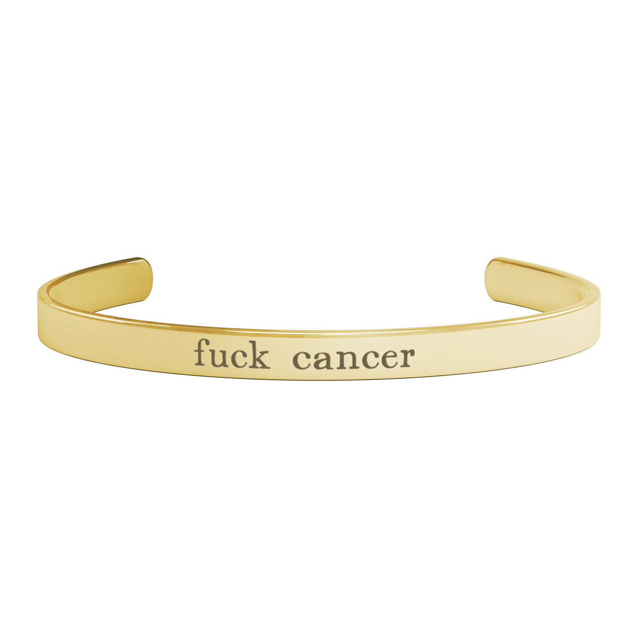 Fuck Cancer Cuff Bracelet