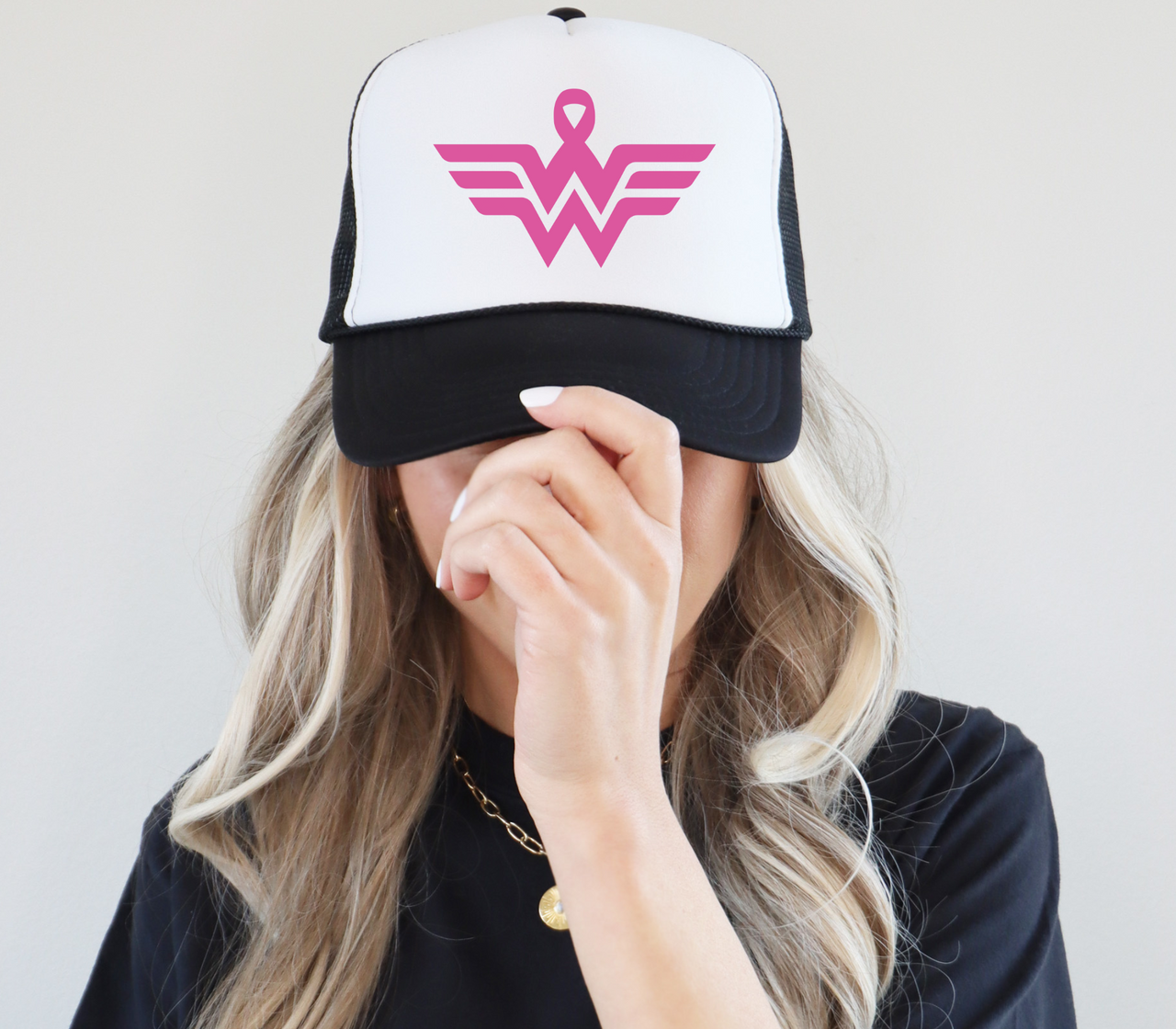 Wonder Woman Cancer Hat